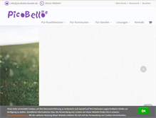 Tablet Screenshot of picobello-beutel.de